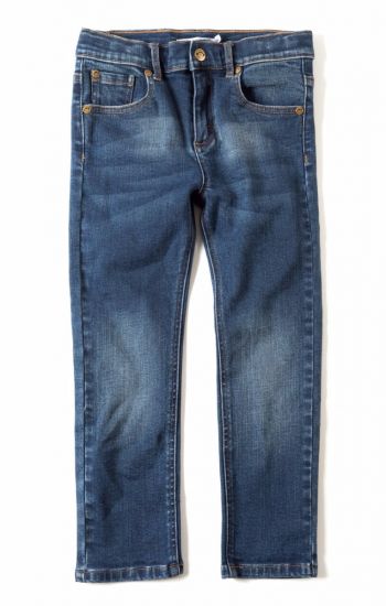 Bukse - Skinny Leg Denim Jeans, blå
