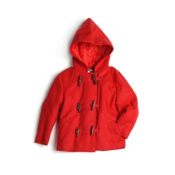 Duffelcoat - Red Little Jacket, Rød