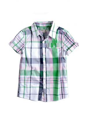Kortermet skjorte - Harvey Shirt, grønnrutet